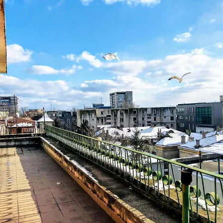 Апартаменты Solis C Lux Rooftop Studio With Panoramic Terrace